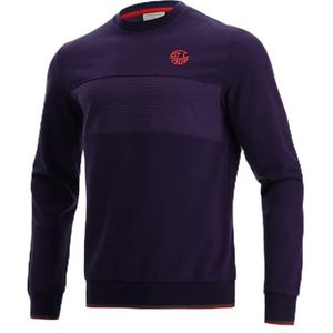 Macron Merchandising Ufficiale sweatshirt met ronde hals Bologna FC 2021/22, rood, XXXXL, uniseks, rood, 4XL