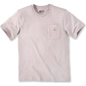 Carhartt Heren T-shirt voor heren, casual T-shirt met korte en zware mouwen K87, Mink