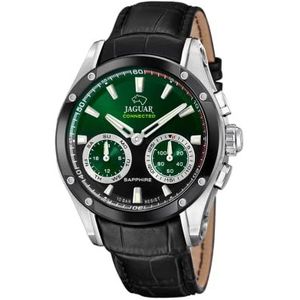 Jaguar heren horloge j958, Groen, band