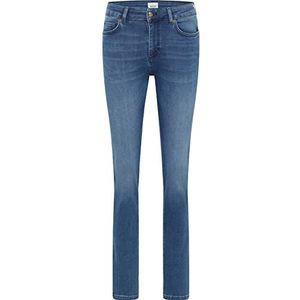 MUSTANG Crosby Relaxed Slim Dames Jeans Middelblauw 702 34W 34L, middenblauw 702