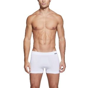 POMPEA Heren Boxershorts U Moving Feel Slips, 3 Stuk, Wit.