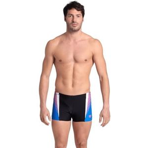 ARENA M Threefold Shorts R Heren, zwart-blauw China-wit