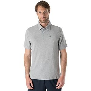 Heart And Soul Gerecycled poloshirt heren, grijs heather, M, Heather Grey