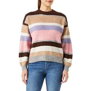 ICHI Sweater dames, 200685/Natural Multi Color, XS, 200685/Natural Multi Color