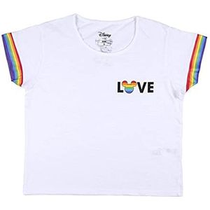 CERDÁ LIFE'S LITTLE MOMENTS Pride 2200007507_t2s-c50 dames T-shirt officieel Disney gelicentieerd product, meerkleurig, S, Meerkleurig