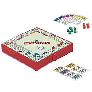 Hasbro Gaming Monopoly Edition Voyage - Compact spel voor 2-4 spelers vanaf 8 jaar