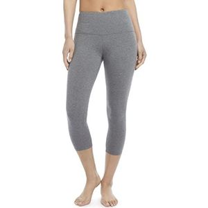 Jockey Capri Basic en coton élastique Leggings pour femme, Charbon, M