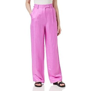 Minus Auguste Linnen Broek 2 Linnen Broek voor Dames, 7211 Super Pink