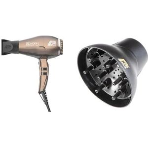 Parlux Alyon Bronze haardroger & Softstyler diffuser voor haardroger, Advance Light keramiek/ionisch