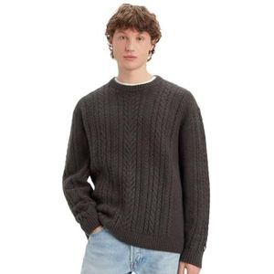 Levi's Battery Crewneck Sweatshirt voor heren, 1 stuk, Raven