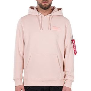 ALPHA INDUSTRIES heren print hoodie, perzik