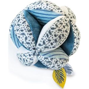 Doudou et Compagnie Yoca Le Koala-Ball Sensorial met rammelaar, DC3670, Blauw