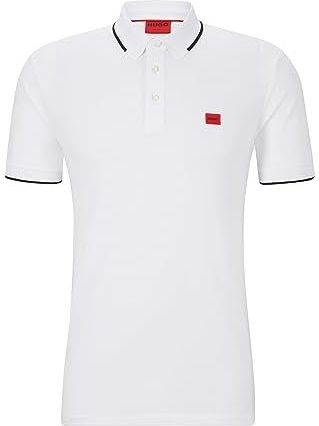HUGO Deresino232 Poloshirt voor heren, Open White120.
