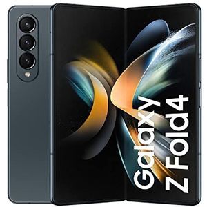 Samsung Galaxy Z Fold4, 5G mobiele telefoon, simkaart niet inbegrepen, Android, opvouwbare smartphone, 512 GB, antraciet, 12 maanden garantie gratis [Amazon Exclusive] - Franse versie