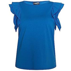 NAEMI T-shirt pour femme, bleu, M