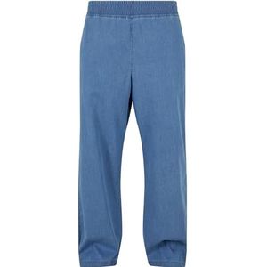 Urban Classics Pantalon surdimensionné en denim léger pour homme, extra long, disponible en différentes couleurs, tailles S à XXL, Bleu ciel délavé, M