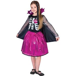 Ciao - Barbie Skeletrina SweetHeart Halloween Special Edition meisjeskostuum (maat 3-4 jaar), roze, zwart, 11656.3-4