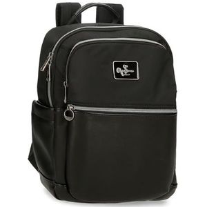 Pepe Jeans Christine Bagage - Messenger Bag voor dames, zwart., Laptop rugzak