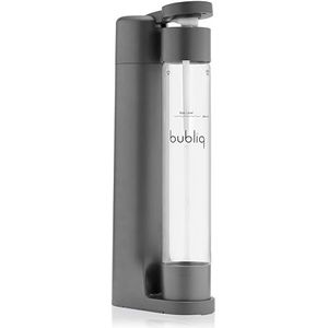 bubliq Sodamaker met CO2-cilinder en 1 liter fles, mat grijs, minimalistisch design