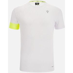 Macron Run Start Scd Howie Reflex T-shirt Print Wht/Nyel Ss Man Herentrui