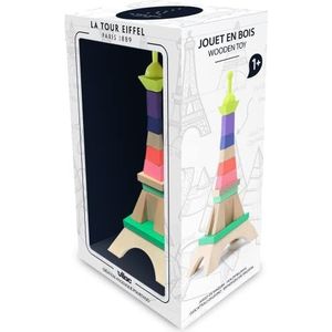 Vilac - Eiffeltoren van hout - Creatief en educatief speelgoed voor kinderen - Uniek design - Houten constructie - Ontwikkeling van visuele en handmatige coördinatie - vanaf 18 maanden