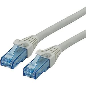 ROLINE Cat 6A Component Level LAN-kabel | UTP Ethernet netwerkkabel met RJ45-stekker | grijs 1,5m