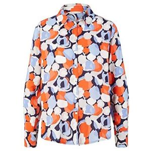 TOM TAILOR blouse dames, 31116 - Navy Flower Design
