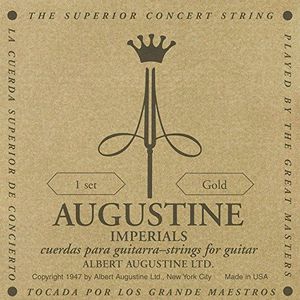 Augustine 650457 Imperial Gold Label snaren voor klassieke gitaar, sterk/zwak