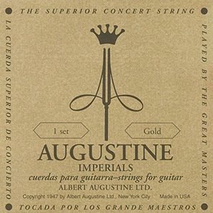 Augustine 650457 Imperial Gold Label snaren voor klassieke gitaar, sterk/lage spanning