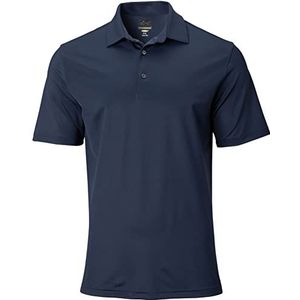 Greg Norman Freedom Micro Pique poloshirt voor heren, golfhemd voor heren, Navy Blauw
