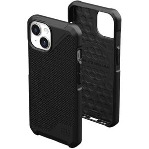 URBAN ARMOR GEAR Metropolis LT Case Compatibel met Apple iPhone 15 beschermhoes [Bescherming volgens militaire normen, compatibel met draadloos opladen (Qi) / magnetisch opladen] kevlar zwart