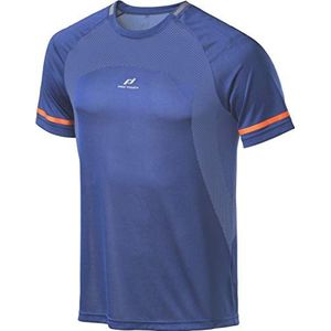Pro Touch Rakin Iv T-shirt voor heren, Donkerblauw/wit