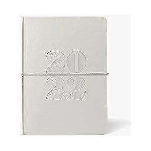 Paperchase dagplanner 2022 zilver a6