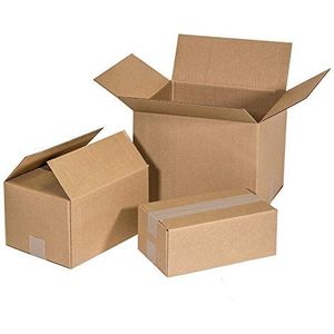 Only Boxes, 25 stuks dozen, versterkt enkel kanaal, opbergdoos, 30 x 25 x 25 cm