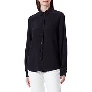 Seidensticker Blouse voor dames, zwart, 38, zwart.