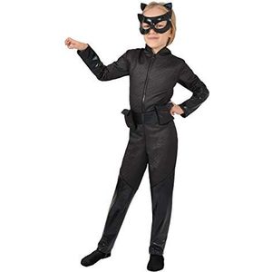 Ciao Catwoman Bambina-kostuum Original DC Comics (Taglia 5-7 Anni), zwart, jongens, zwart, 5-7 jaar
