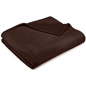 Amazon Basics Pluche deken, Fluwelen touch, voor slaapkamer, chocoladebruin, 168 x 229 cm