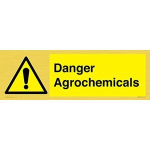 Panneau Danger Agrochemicals – 450 x 150 mm – L41