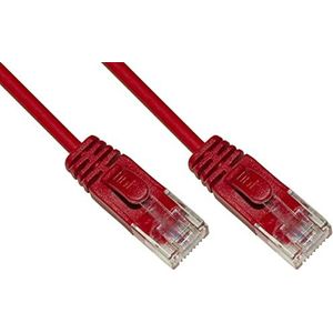 LINK LK6U050RS netwerkkabel CATGORIA 6 niet-afgeschermde UTP, rood HALOGENFREE MT 5 SLIM