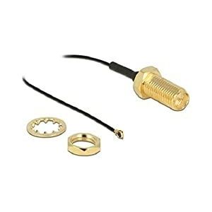 Delock Antennekabel RP-SMA aansluiting voor montage op MHF® 4x stekker 0,81 35cm