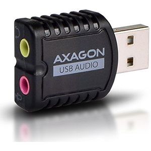 AXAGON ADA-10 externe USB-geluidskaart met mini-stereo audio-adapter