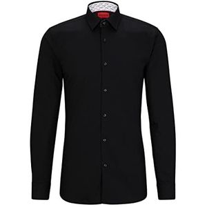 HUGO Men's Ekoy T-shirt voor heren, zwart, maat 41, 42, Zwart 1