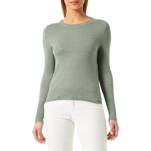 ONLY Onljulie Ls Life Button O-Neck CC Knt Damestrui, Hedge Green/detail: gemengd