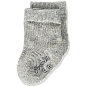 Sterntaler Calzini DP Uni sokken voor jongens, 2 stuks, Grijs (Zilver Mix 542)