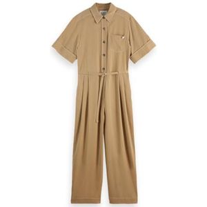 Scotch & Soda Utility Jumpsuit voor dames, Woestijn zand 281