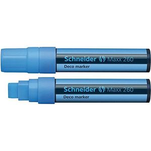 Schneider Novus 126010 260 decoratieve marker 4 + 7 + 15 mm lichtblauw
