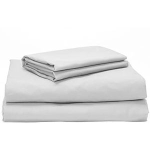 Pikolin Home Spel, katoen, wit, bed 150-150 x 190/200 cm