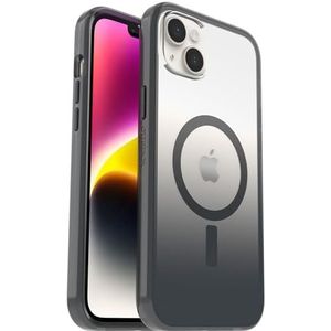 OtterBox Serie Clear Case met MagSafe, beschermhoes voor iPhone 14 Plus, schokbestendig, valbescherming, zeer dun, ondersteunt 2 x meer vallen dan militaire standaard, obsidiaan