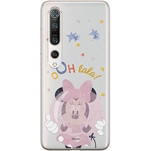 ERT GROUP Xiaomi MI 10 / MI 10 PRO hoes telefoonhoes Disney Minnie 046 perfect aangepast aan de vorm van de mobiele telefoon, gedeeltelijk transparant