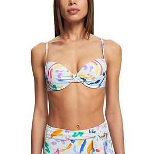 ESPRIT Bikini top met gerecyclede afbeeldingen, Light Aqua Green 3